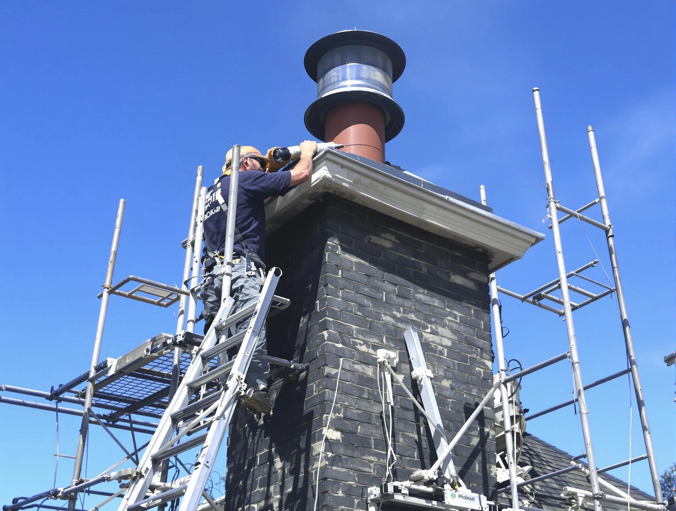 Sturdy chimney crown finished by East Providence Chimney Sweep in East Providence, RI