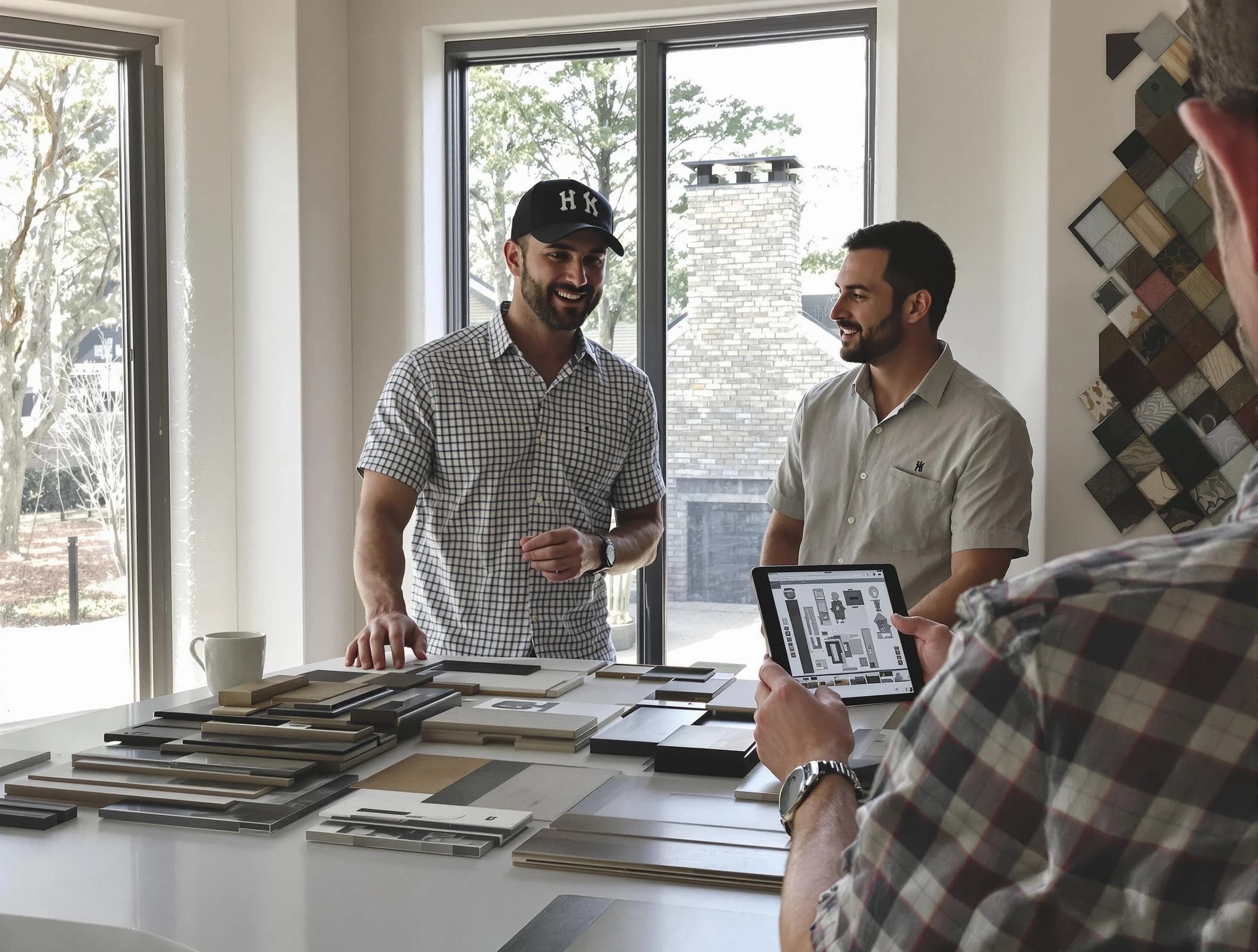 East Providence Chimney Sweep remodeling a chimney and fireplace in East Providence, RI