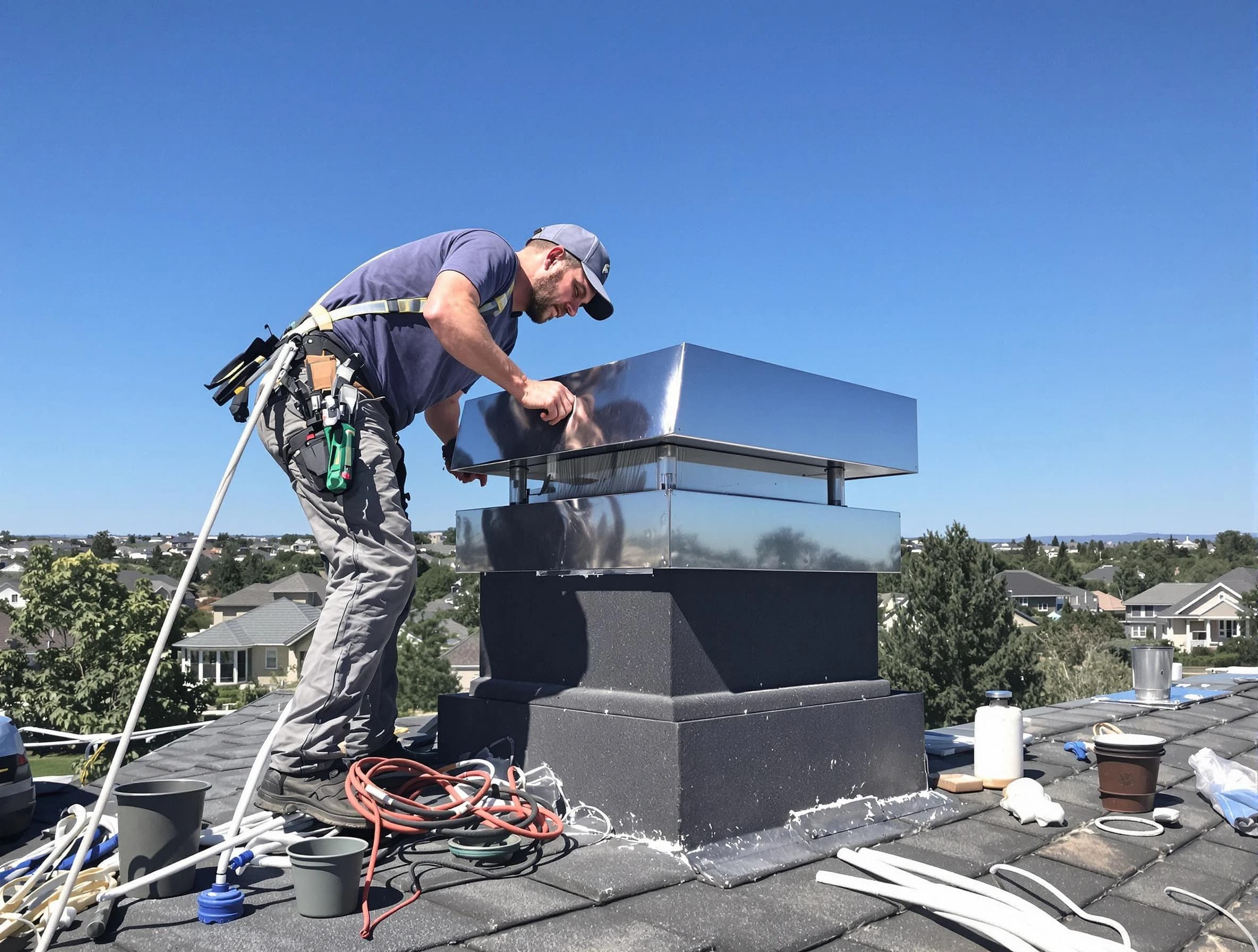 Chimney Cap Services service in East Providence, RI