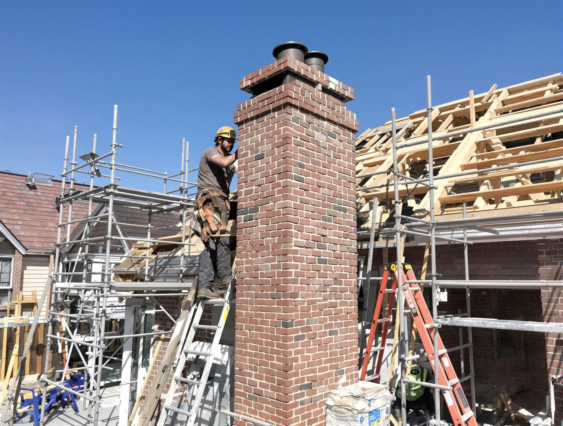 New chimney installation completed by East Providence Chimney Sweep in East Providence, RI