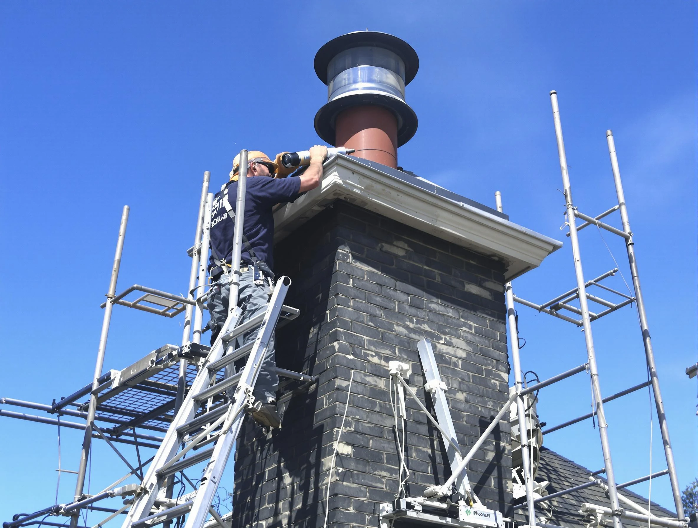 Sturdy chimney crown finished by East Providence Chimney Sweep in East Providence, RI