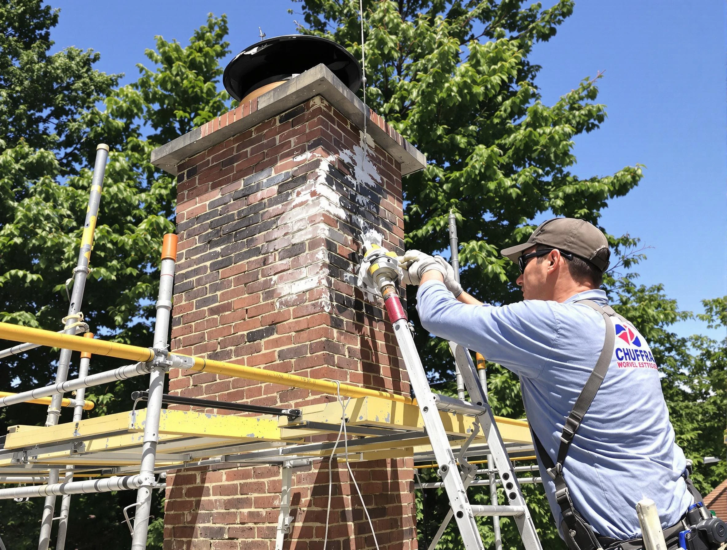 Structural chimney repair by East Providence Chimney Sweep in East Providence, RI