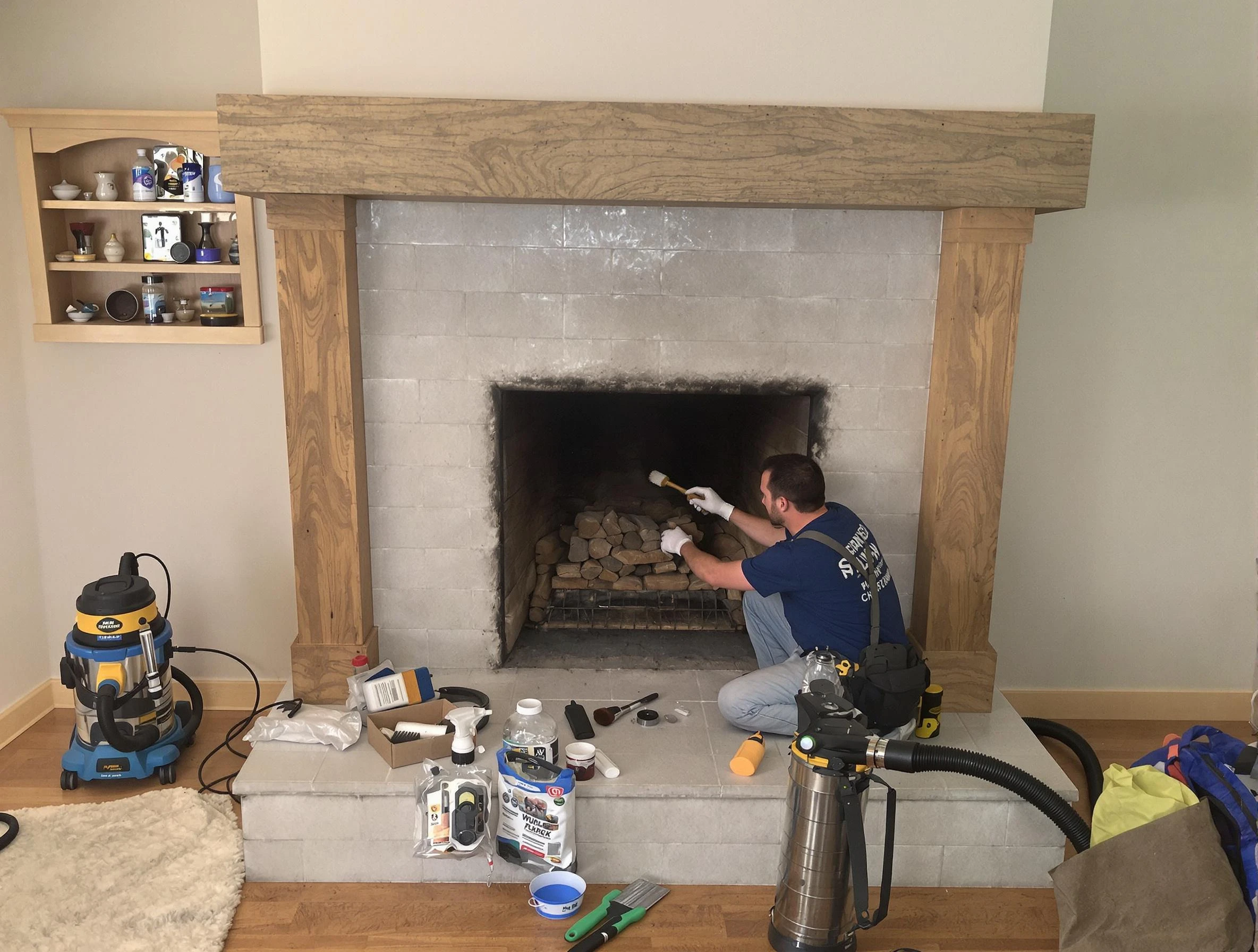 Detailed creosote removal process by East Providence Chimney Sweep in East Providence, RI